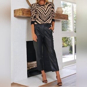 bishop + young Alejandra Vegan Leather Pant NWT